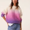 Pull Cachemire Col Rond Jersey Boucle, 2 Fils