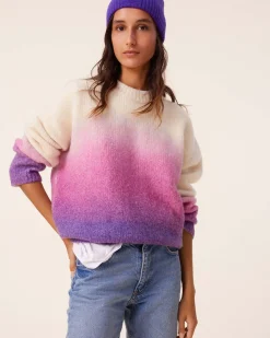 Pull Cachemire Col Rond Jersey Boucle, 2 Fils