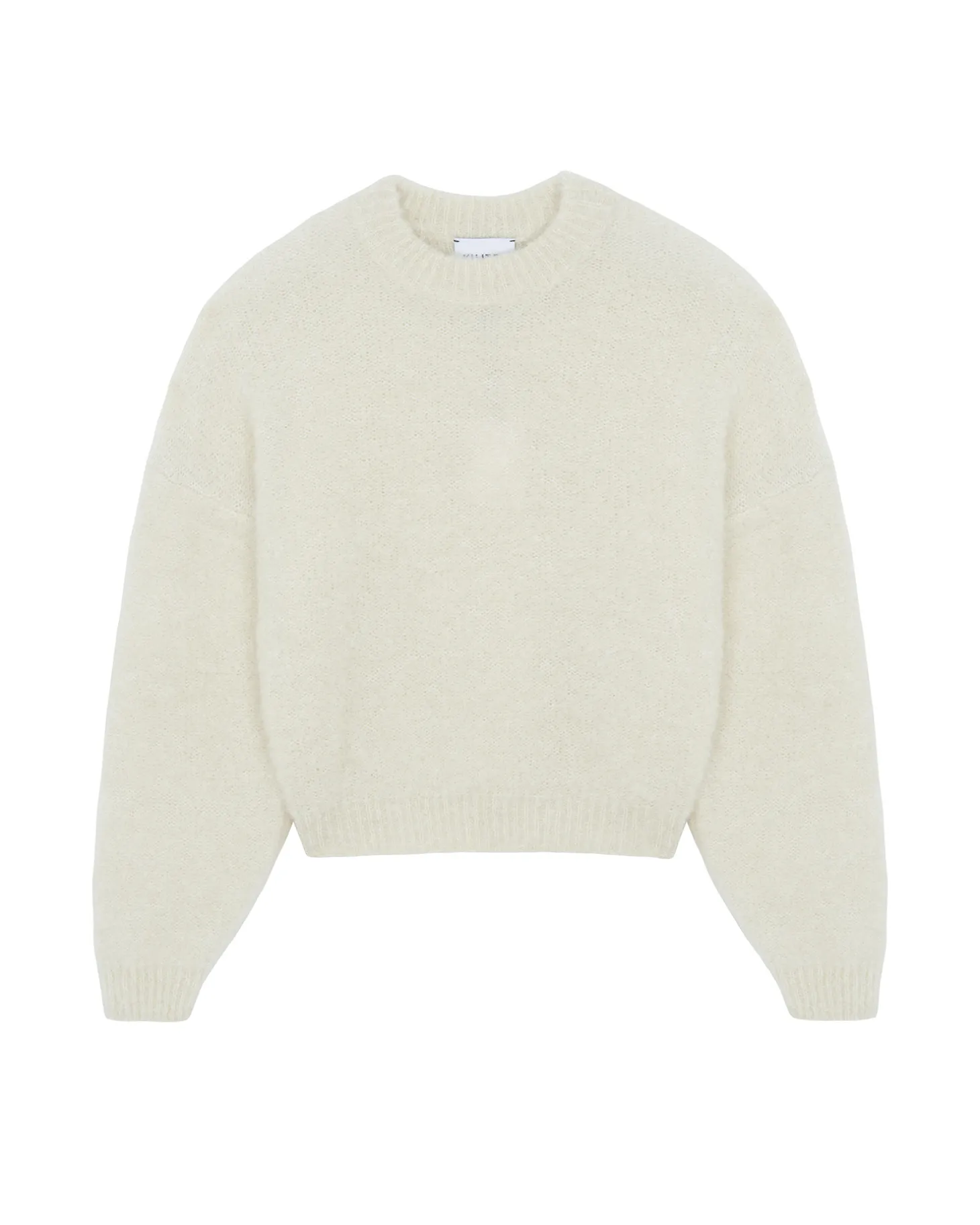 Pull Cachemire Col Rond Jersey Boucle, 2 Fils