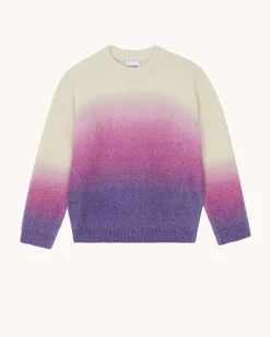 Pull Cachemire Col Rond Jersey Boucle, 2 Fils