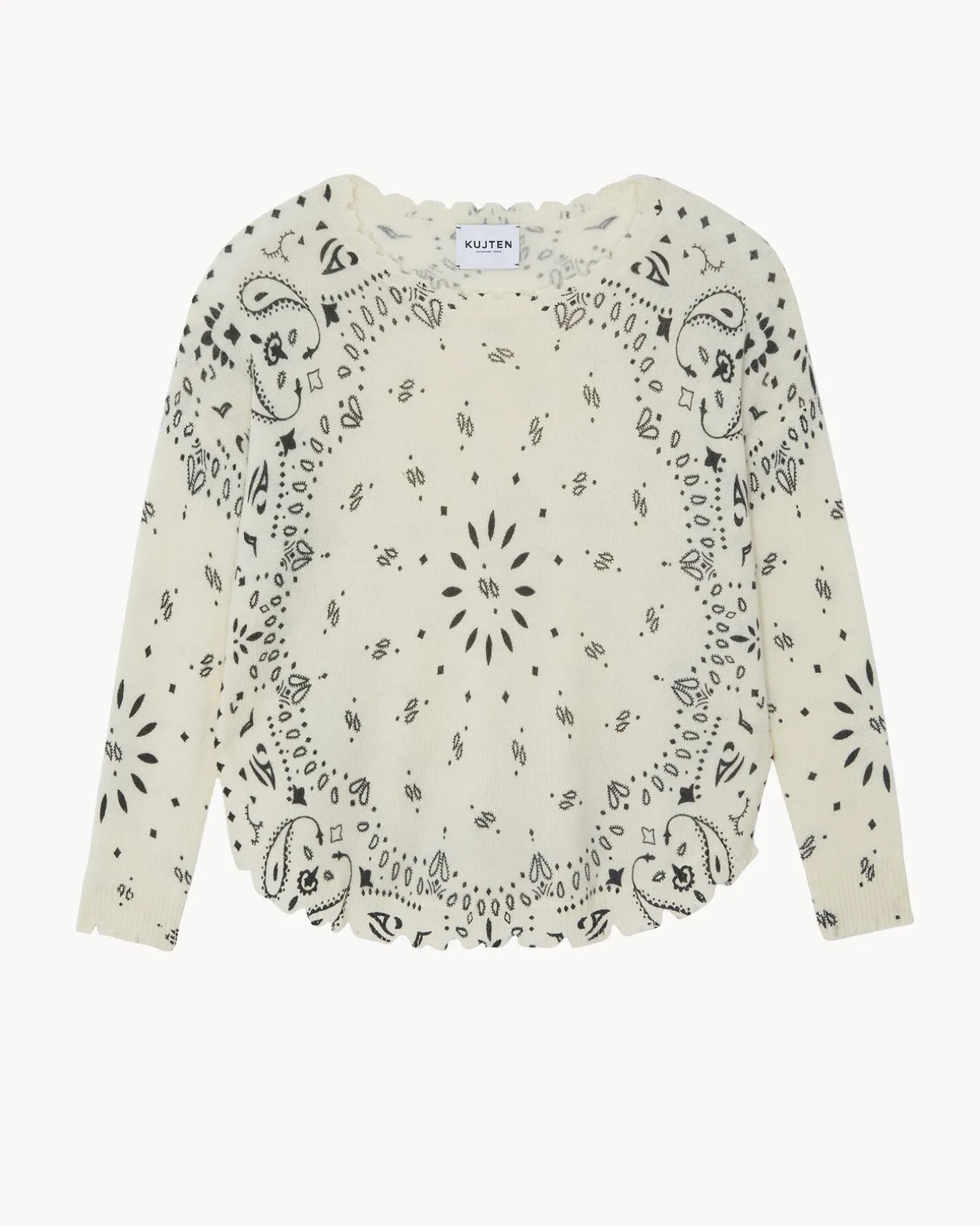 Pull Cachemire Col Rond Liquette, 2 Fils