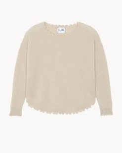 Pull Cachemire Col Rond Liquette, 2 Fils