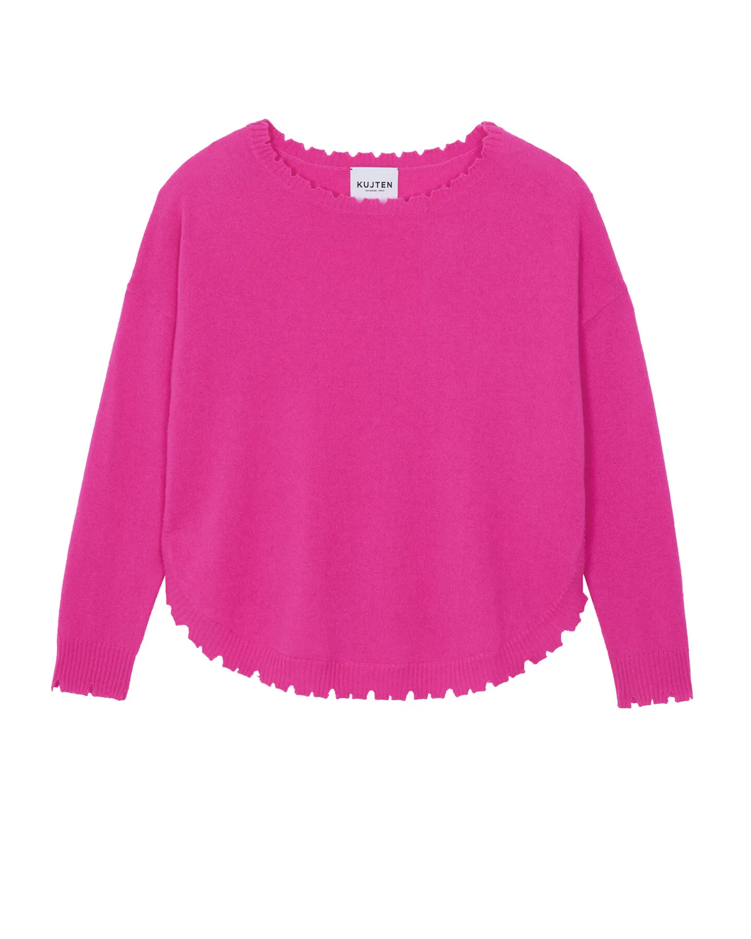 Pull Cachemire Col Rond Liquette, 2 Fils