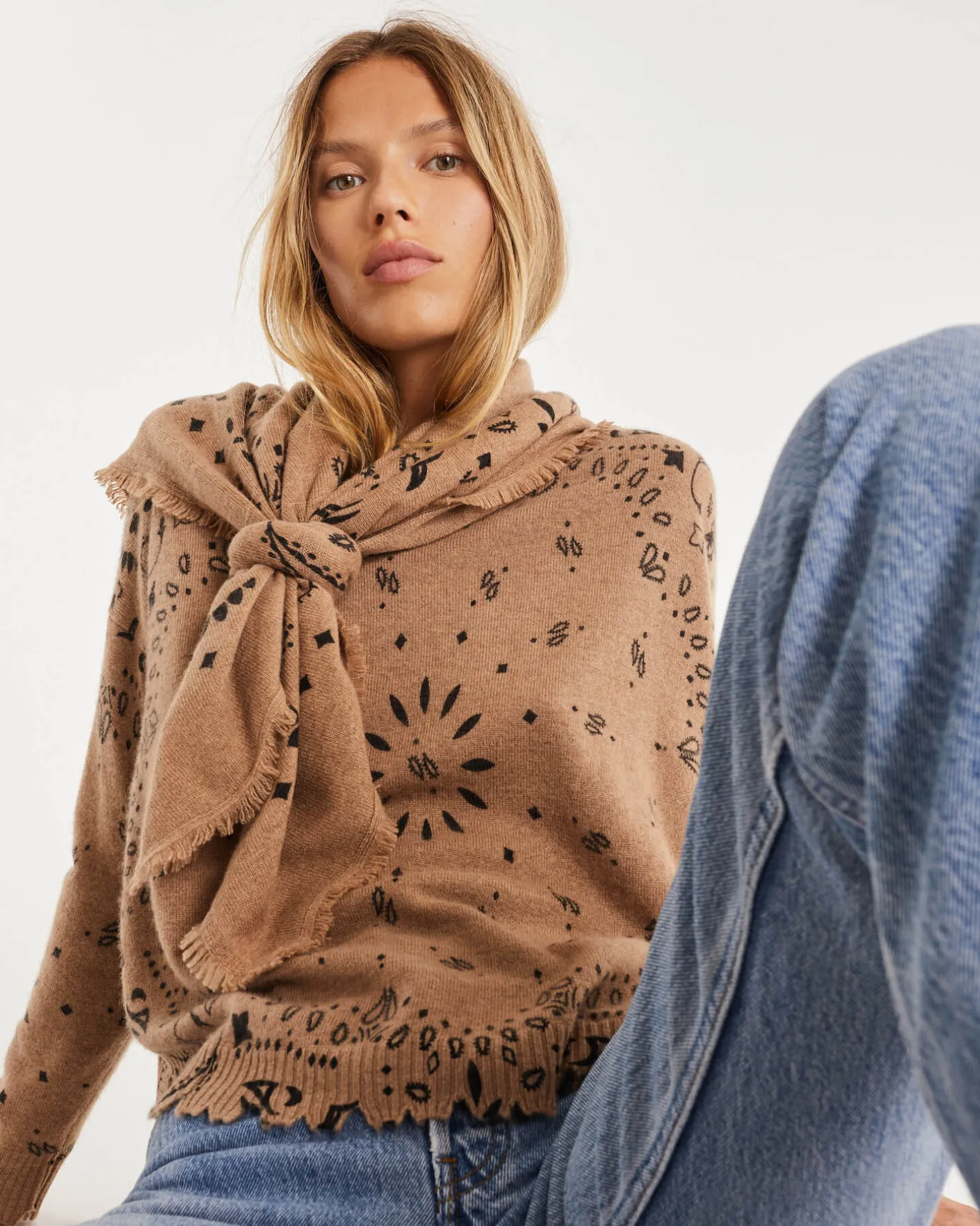 Pull Cachemire Col Rond Liquette