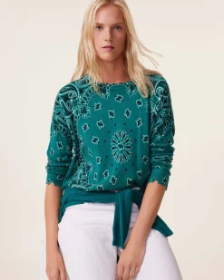 Pull Cachemire Col Rond Liquette, 2 Fils