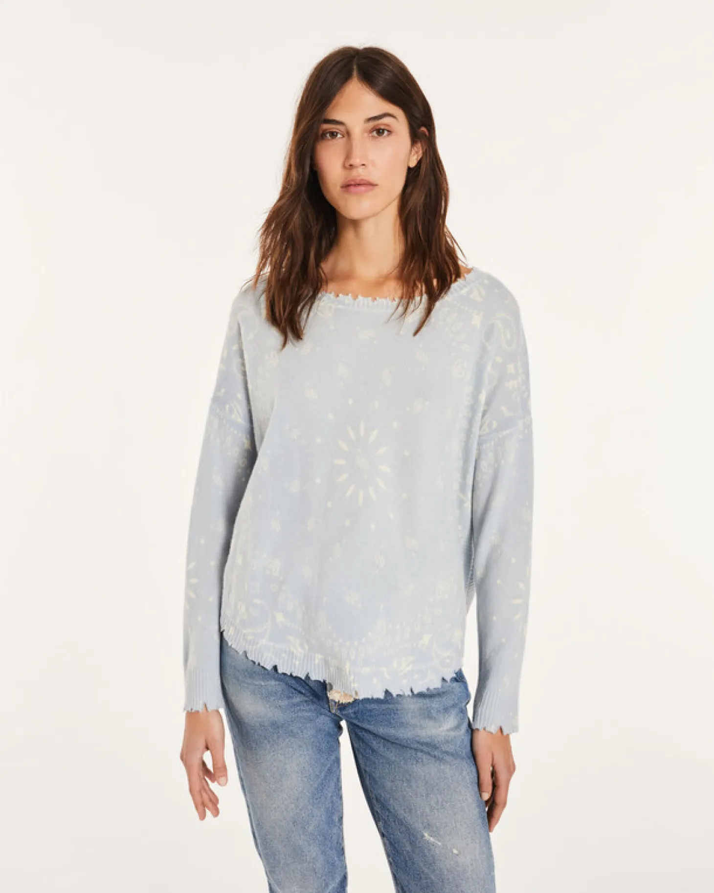 Pull Cachemire Col Rond Liquette