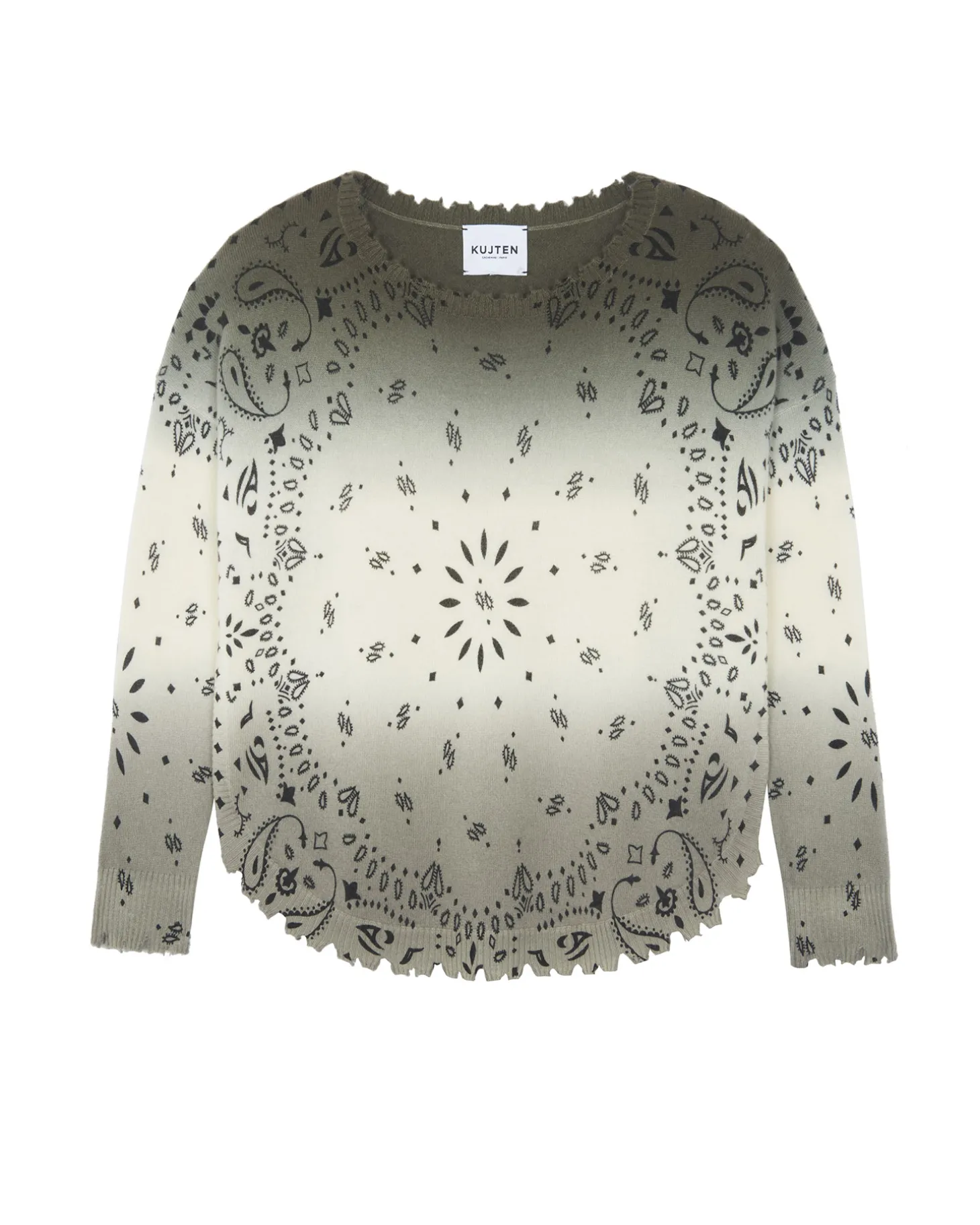 Pull Cachemire Col Rond Liquette, 2 Fils