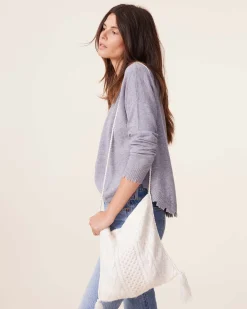 Pull Cachemire Col Rond Liquette, 2 Fils