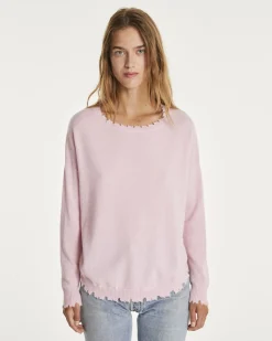 Pull Cachemire Col Rond Liquette Femme