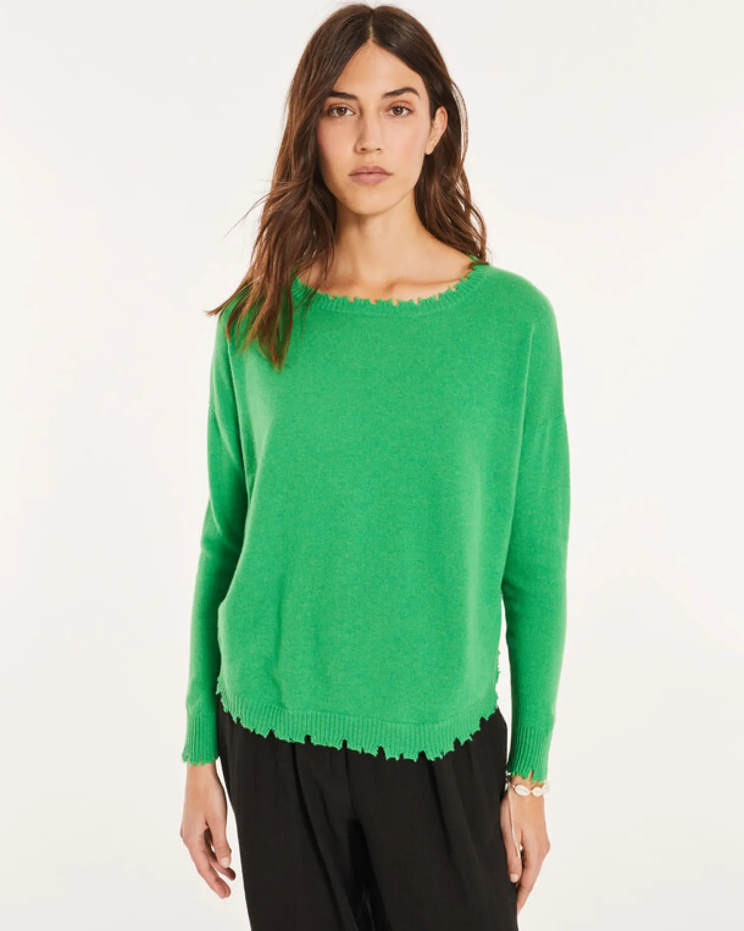 Pull Cachemire Col Rond Liquette