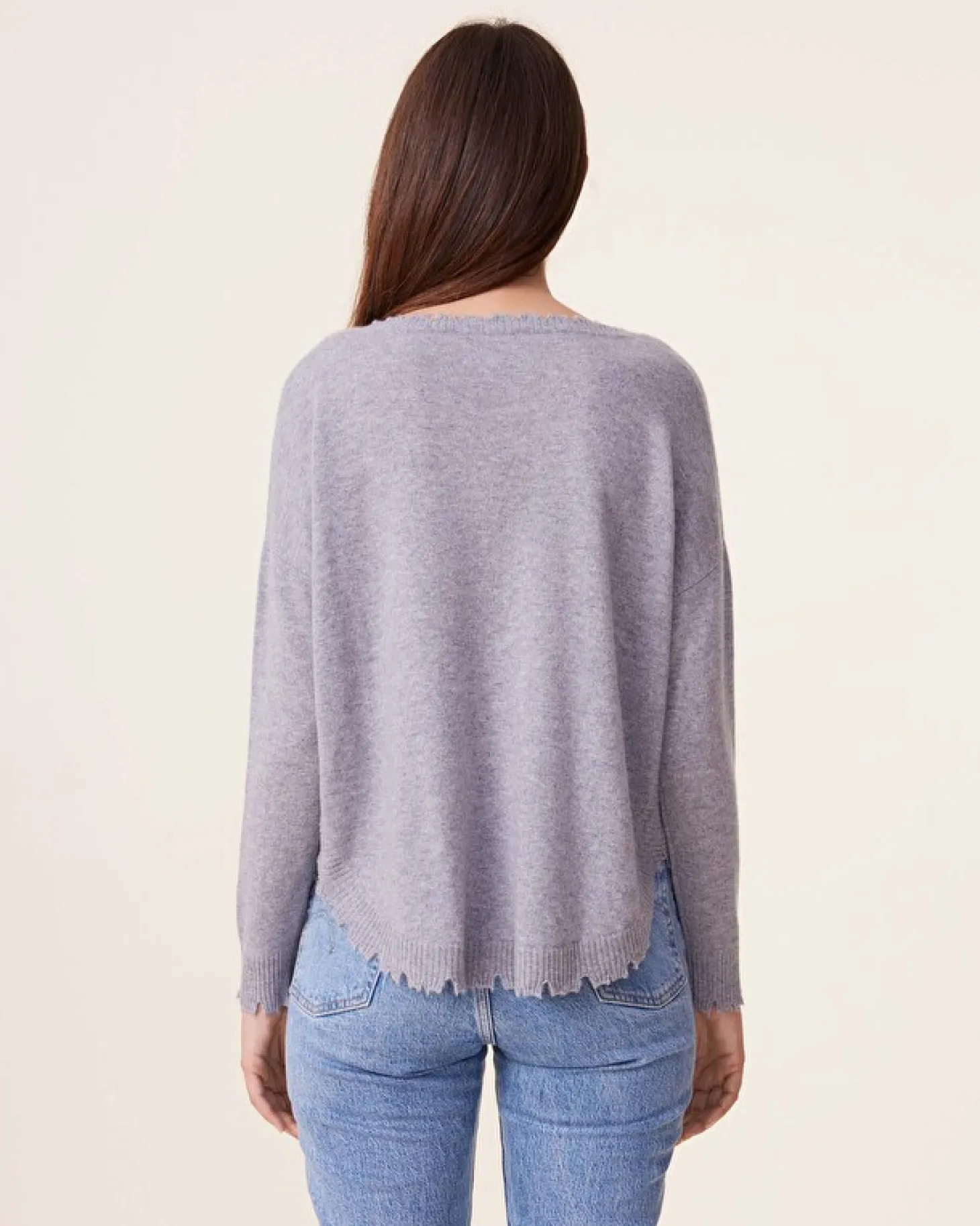 Pull Cachemire Col Rond Liquette, 2 Fils