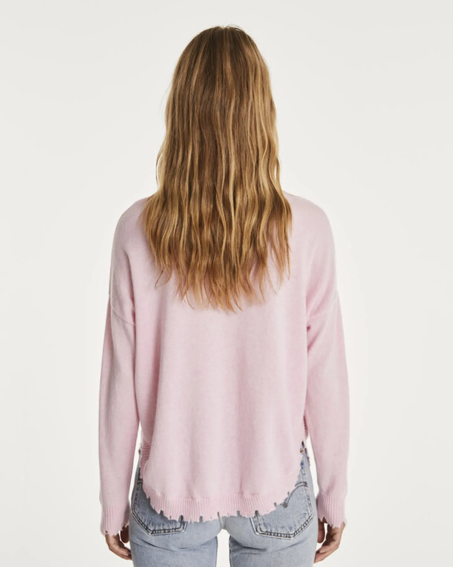 Pull Cachemire Col Rond Liquette Femme