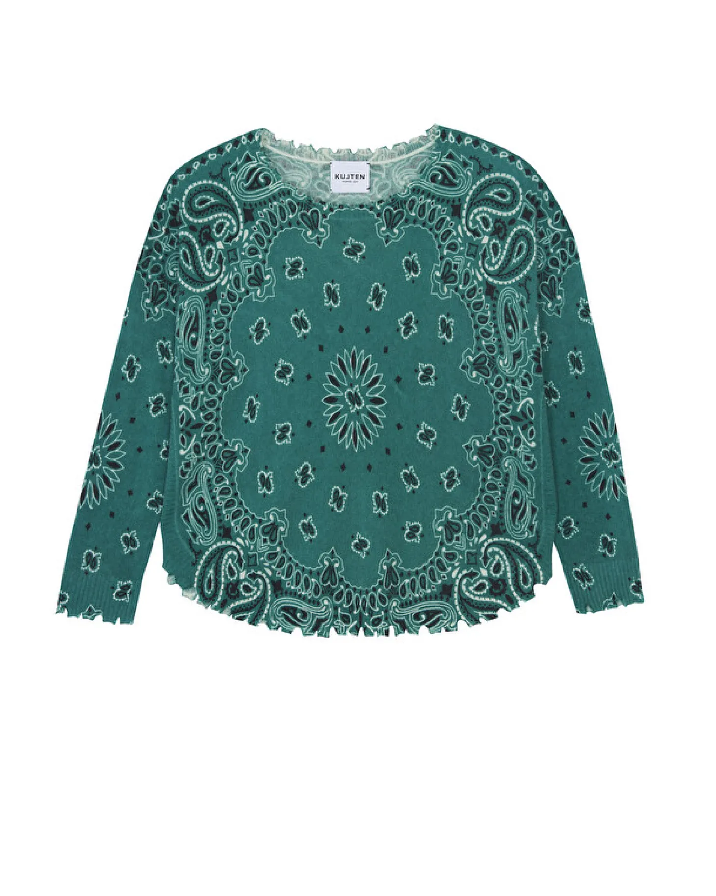 Pull Cachemire Col Rond Liquette, 2 Fils