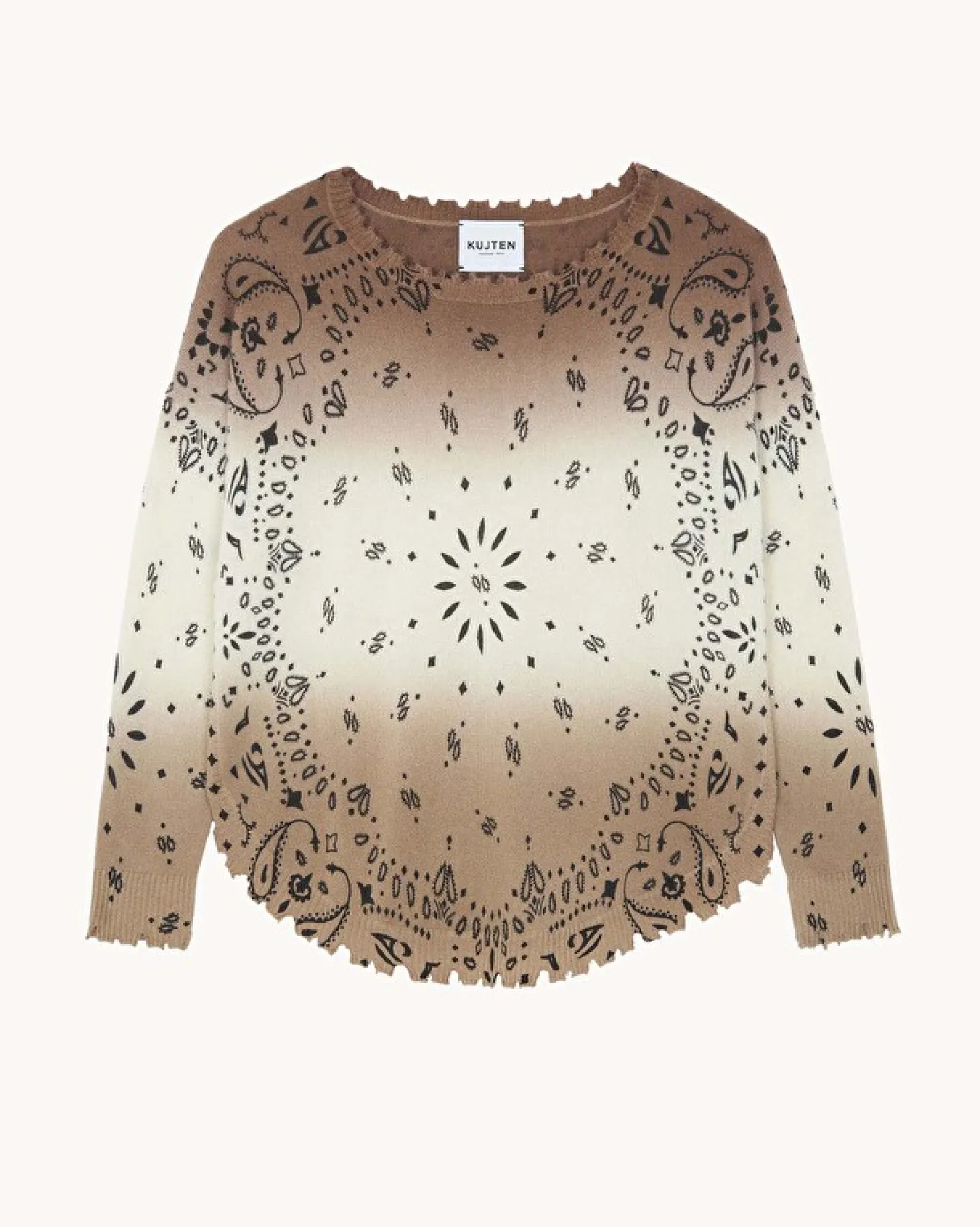 Pull Cachemire Col Rond Liquette, 2 Fils