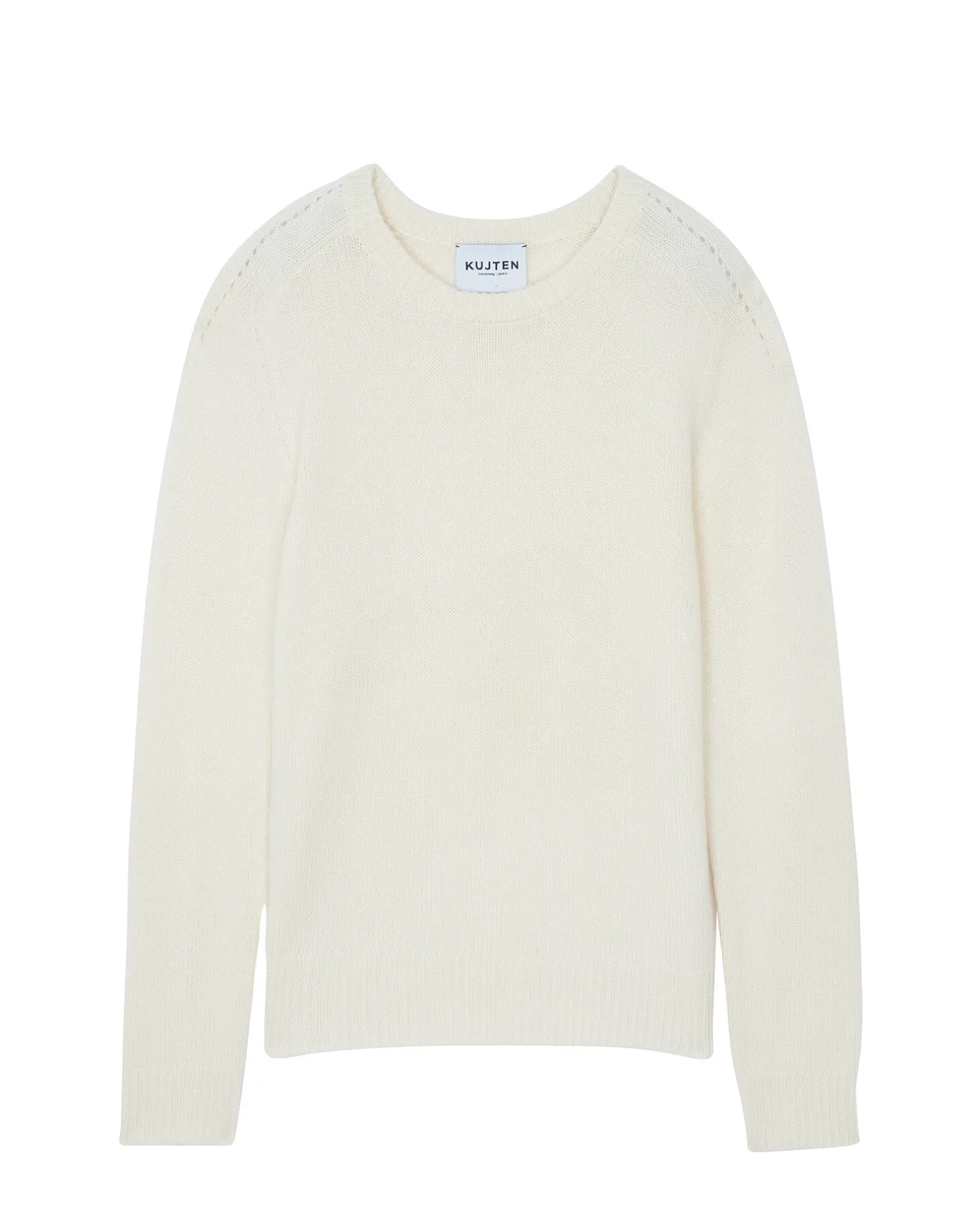 Pull Cachemire Col Rond Manches Longues
