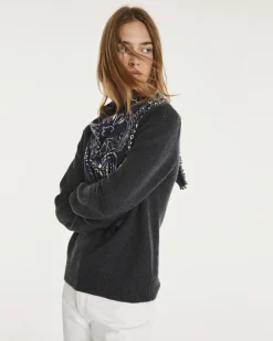 Pull Cachemire Col Rond Manches Longues