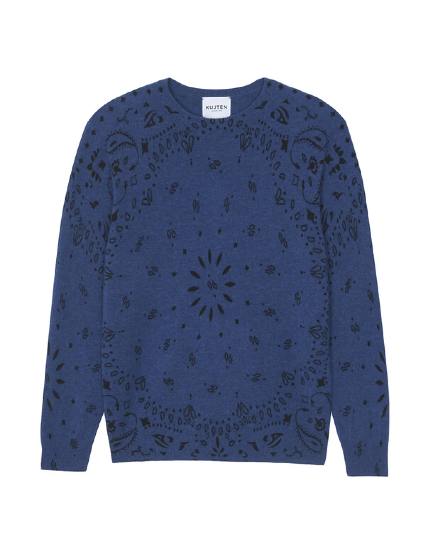 Pull Cachemire Col Rond Manches Longues, 2 Fils