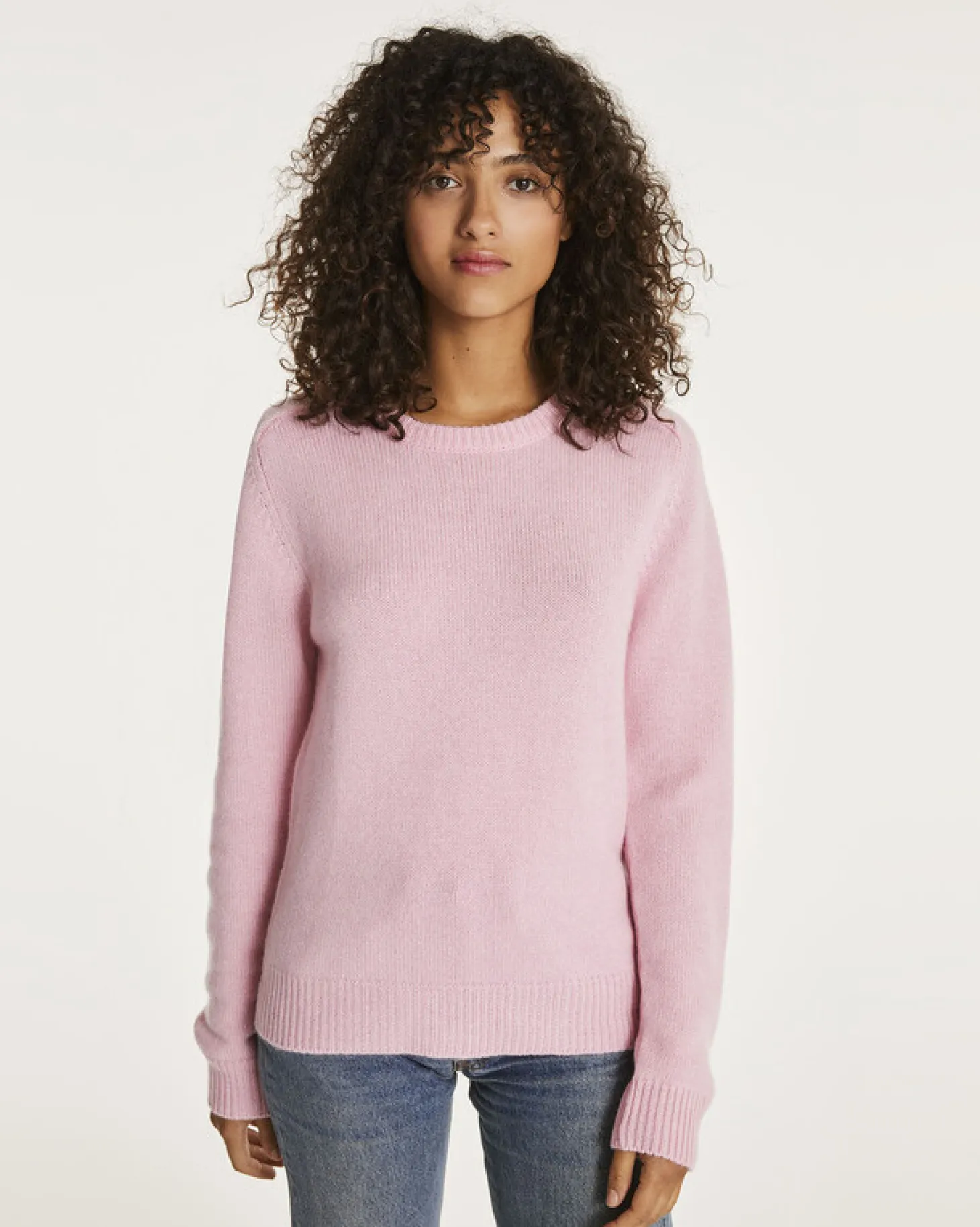 Pull Cachemire Col Rond Manches Longues