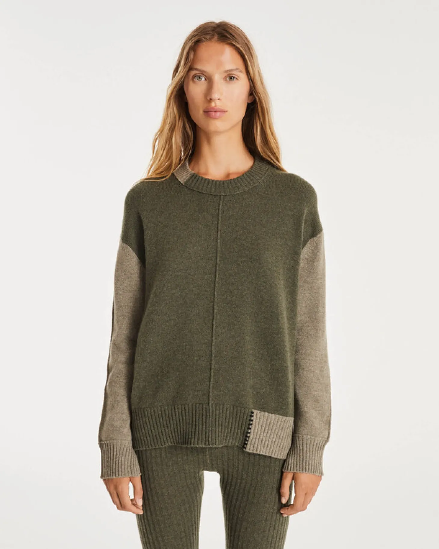 Pull Cachemire Col Rond Manches Longues