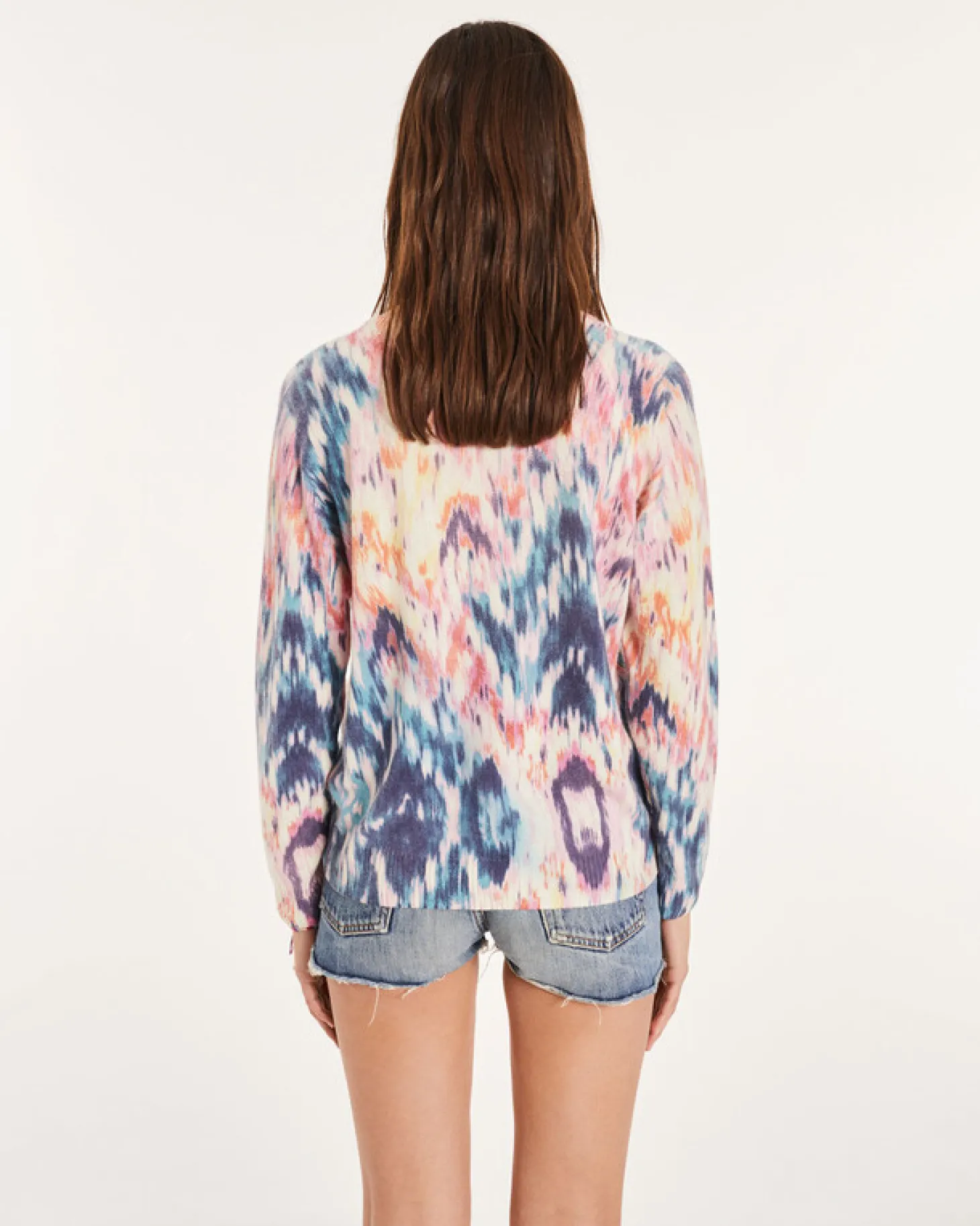 Pull Cachemire Col Rond Manches Longues