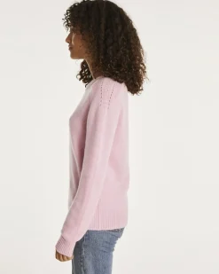 Pull Cachemire Col Rond Manches Longues