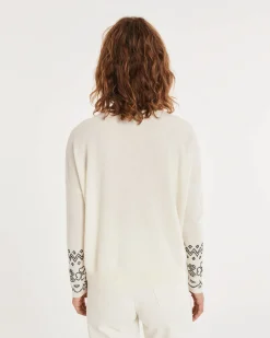 Pull Cachemire Col Rond Manches Longues
