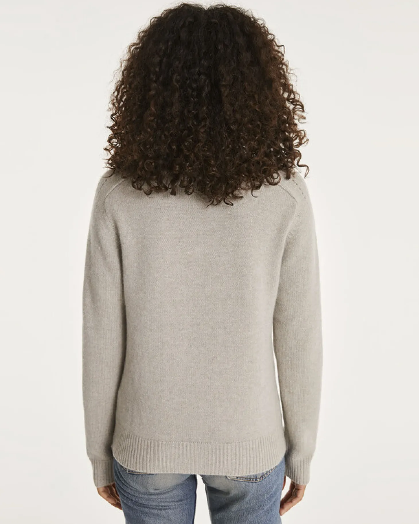 Pull Cachemire Col Rond Manches Longues