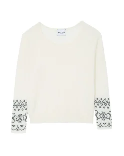 Pull Cachemire Col Rond Manches Longues