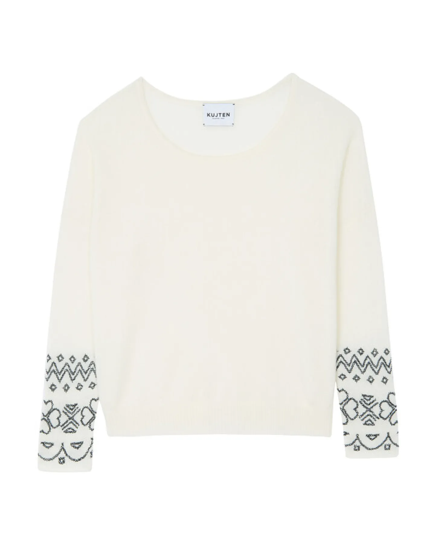 Pull Cachemire Col Rond Manches Longues