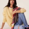 Pull Cachemire Col Rond Oversize Femme, 6 Fils