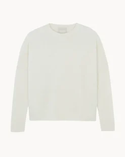 Pull Cachemire Col Rond Oversize Femme, 4 Fils
