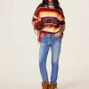 Pull Cachemire Col Rond Oversize, 4 Fils