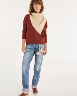 Pull Cachemire Col Rond Oversize Femme