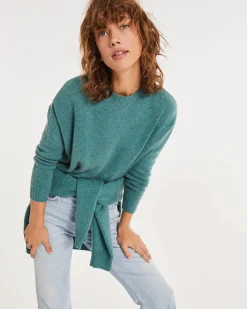 Pull Cachemire Col Rond Oversize Femme