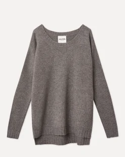 Pull Cachemire Col Rond Oversize