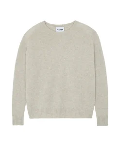 Pull Cachemire Col Rond Oversize Femme