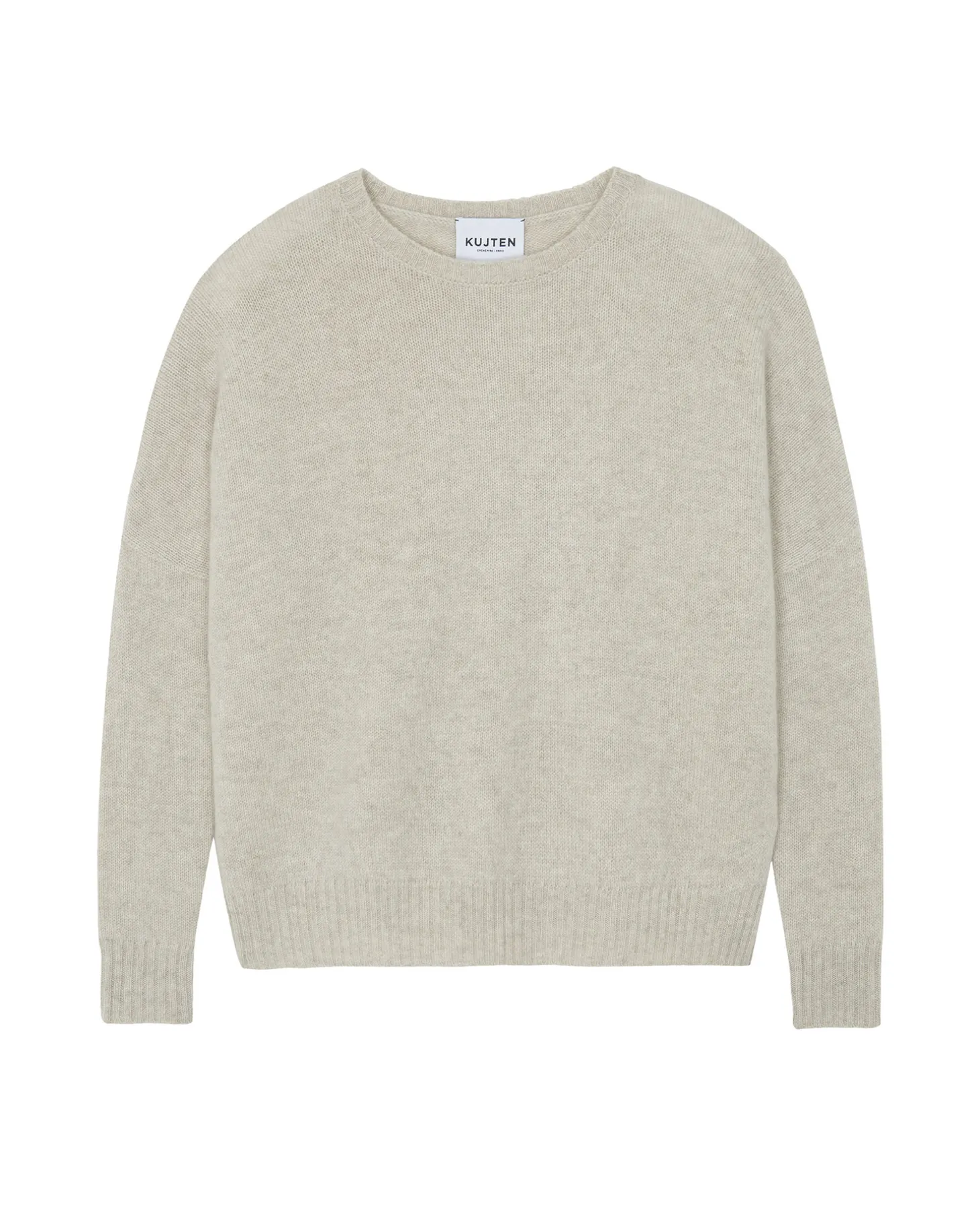 Pull Cachemire Col Rond Oversize Femme