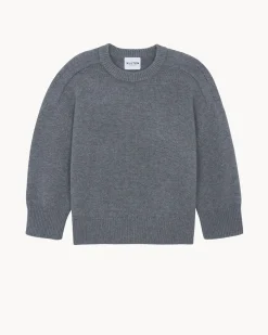 Pull Cachemire Col Rond Oversize, 8 Fils