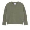 Pull Cachemire Col Rond Oversize Femme, 6 Fils