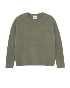 Pull Cachemire Col Rond Oversize Femme, 6 Fils