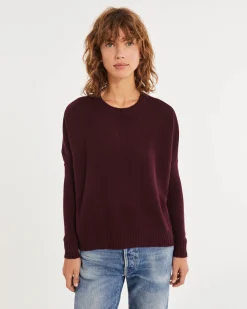 Pull Cachemire Col Rond Oversize Femme