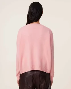 Pull Cachemire Col Rond Oversize Femme, 4 Fils