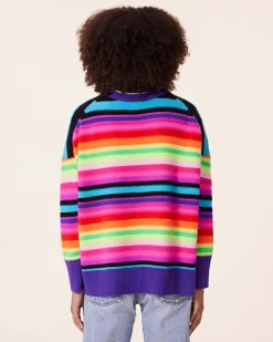 Pull Cachemire Col Rond Oversize, 4 Fils