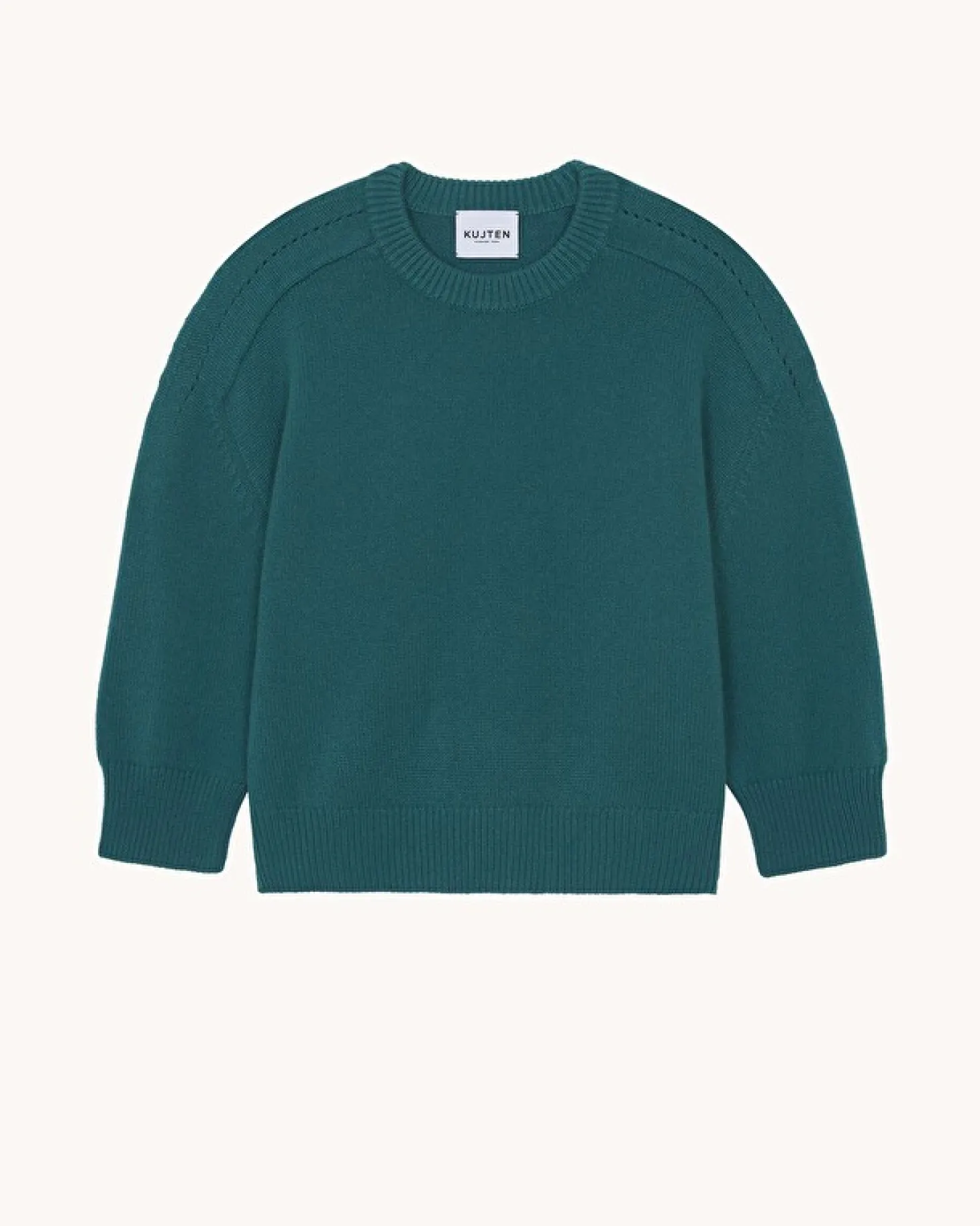 Pull Cachemire Col Rond Oversize, 8 Fils