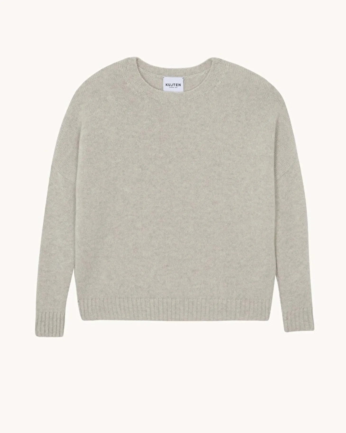 Pull Cachemire Col Rond Oversize Femme, 6 Fils