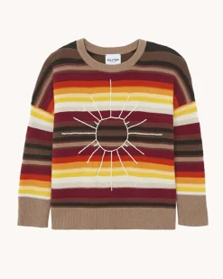 Pull Cachemire Col Rond Oversize, 4 Fils