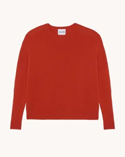 Pull Cachemire Col Rond Oversize Femme, 4 Fils