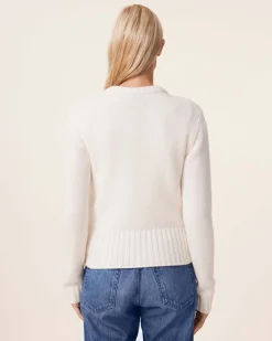 Pull Cachemire Col Rond Patchwork, 8 Fils