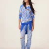 Pull Cachemire Col Rond Tie & Dye, 2 Fils