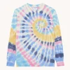 Pull Cachemire Col Rond Tie & Dye, 4 Fils